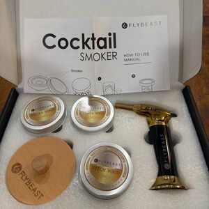 Cocktail Smoker Kit with Torch 6 Flavors of Wood Chips
